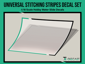 Universal Stitching Stripes Decal Set