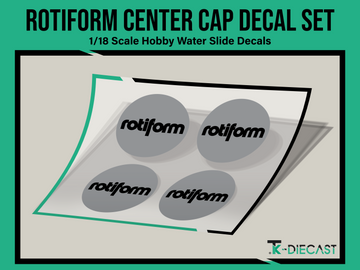 Rotiform Center Cap Decal Set