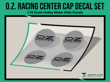 O.Z. Racing Center Cap Decal Set