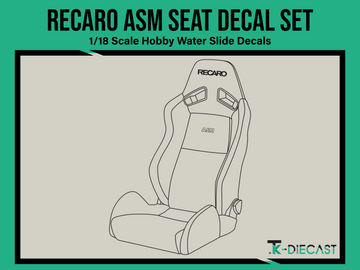 Recaro ASM Seat Decal Set