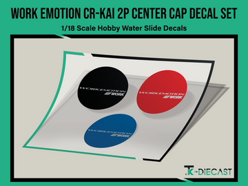 Work Emotion CR-Kai 2P Center Cap Decal Set