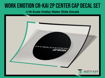 Work Emotion CR-Kai 2P Center Cap Decal Set