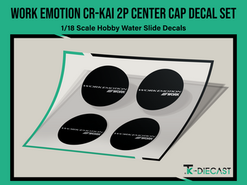 Work Emotion CR-Kai 2P Center Cap Decal Set