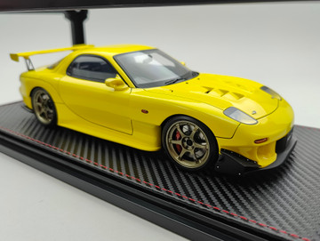 1/18 Ignition IG2229 Mazda RX-7 FD3S RE Amemiya Yellow