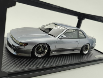 1/18 ignition IG3590 Nissan SIlvia S13 Vertex Two Tone SIlver Grey