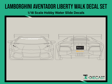 Lamborghini Aventador Liberty Walk Decal Set