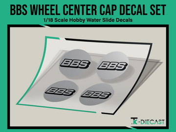 BBS Wheel Center Cap Decal Set