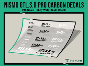 Nismo GTL.S.D Pro Carbon Decal Set