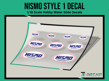 Nismo Style 1 Decal Set