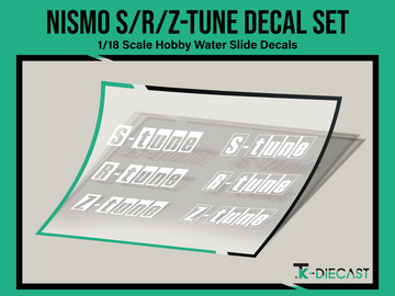 Nismo S-Tune R-Tune Z-Tune Decal Set