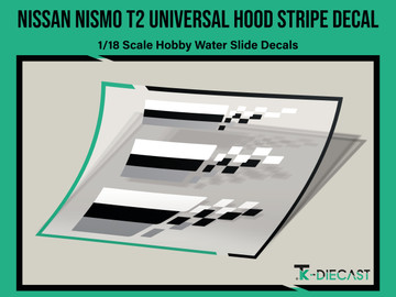 Nissan Nismo Universal Hood Stripe Decal