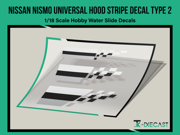 Nissan Nismo Universal Hood Stripe Decal