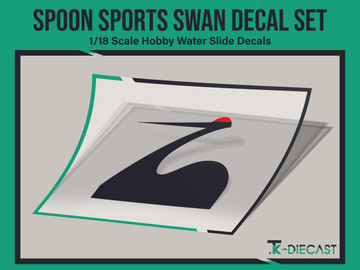 Spoon Sports Swan Decal Set