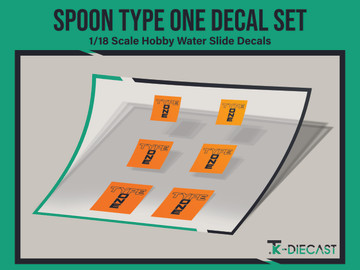 Spoon Type One Decal Set