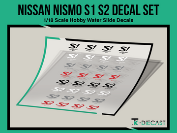 Nissan Nismo Decal Set (S1 / S2)