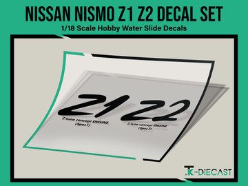 Nissan Nismo Z1 / Z2 Decal Set