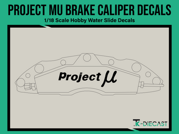 Brake Caliper Decal Set 13 (Project Mu)