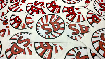 Slap Dojo Circle Vinyl Slap Sticker