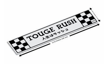 Touge Rush Vinyl Slap Sticker