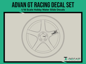 Advan GT Racing Decal Set