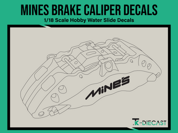 Brake Caliper Decal Set 09 (Mines)