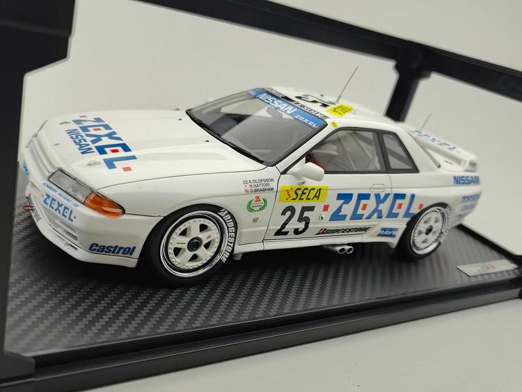 1/18 Ignition IG2113 Nissan Skyline GT-R ZEXEL SPA 1991 #25 - Tk