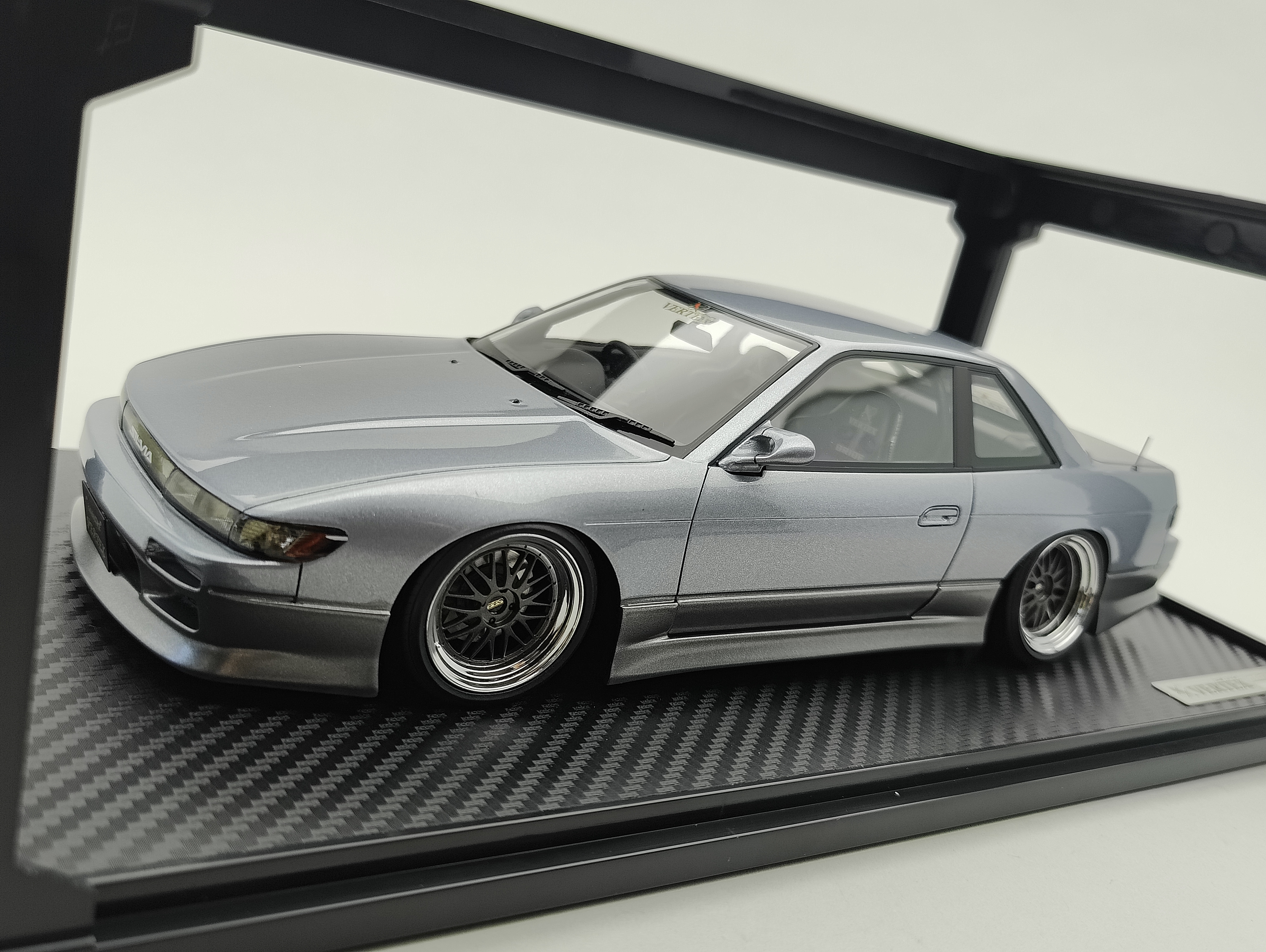 1/18 ignition IG3590 Nissan SIlvia S13 Vertex Two Tone SIlver Grey