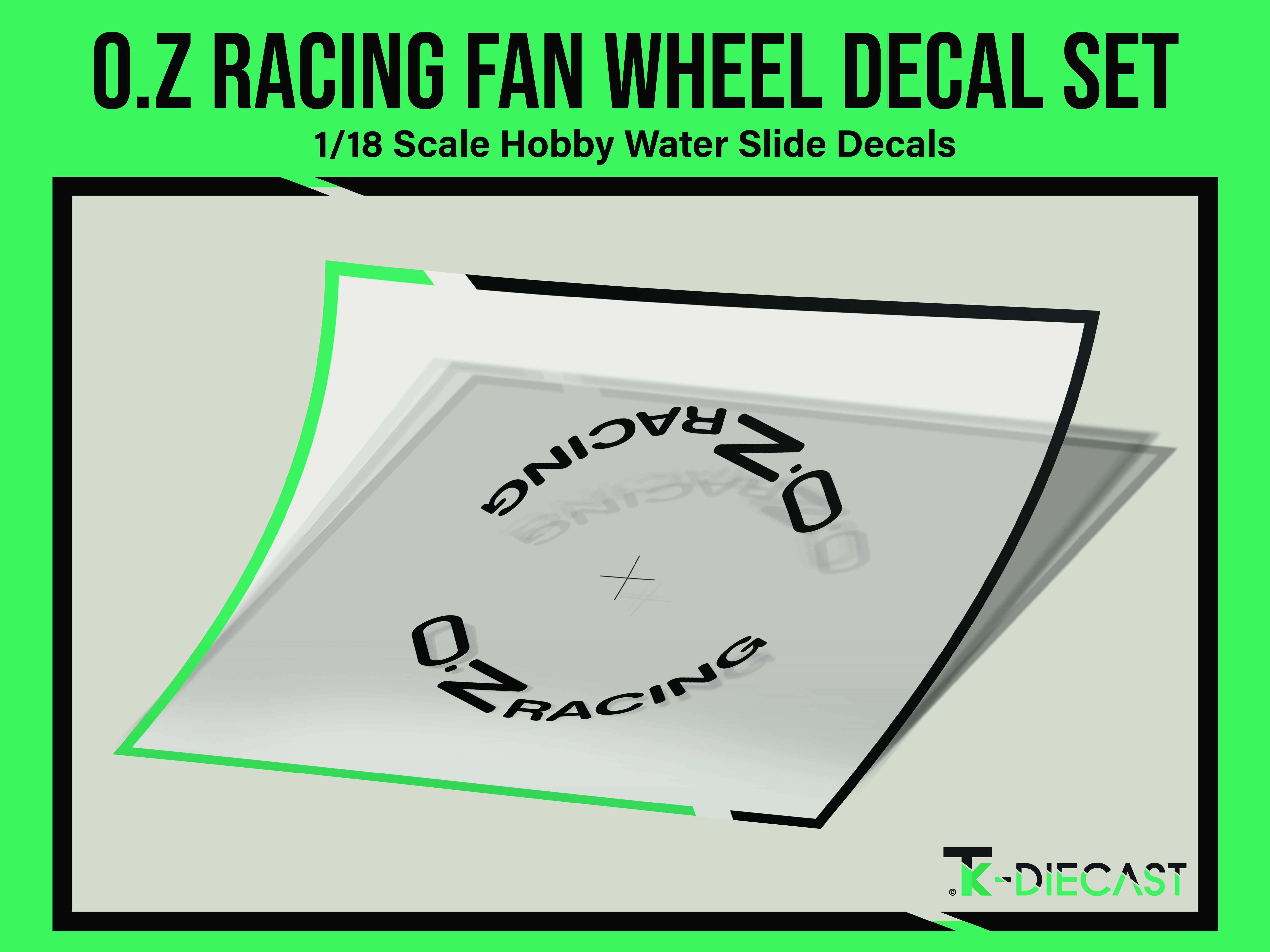 OZ Racing with Ford Logo Wheel Decals / DMB Graphics Ltd