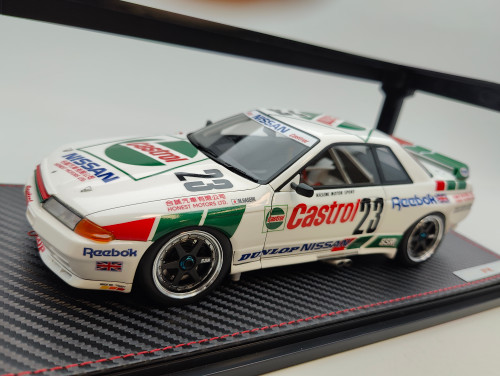 1/18 Ignition IG2777 Nissan Skyline GT-R Castrol #23 1990 Macau