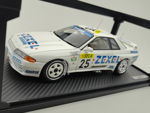 1/18 Ignition IG2113 Nissan Skyline GT-R ZEXEL SPA 1991 #25 - Tk