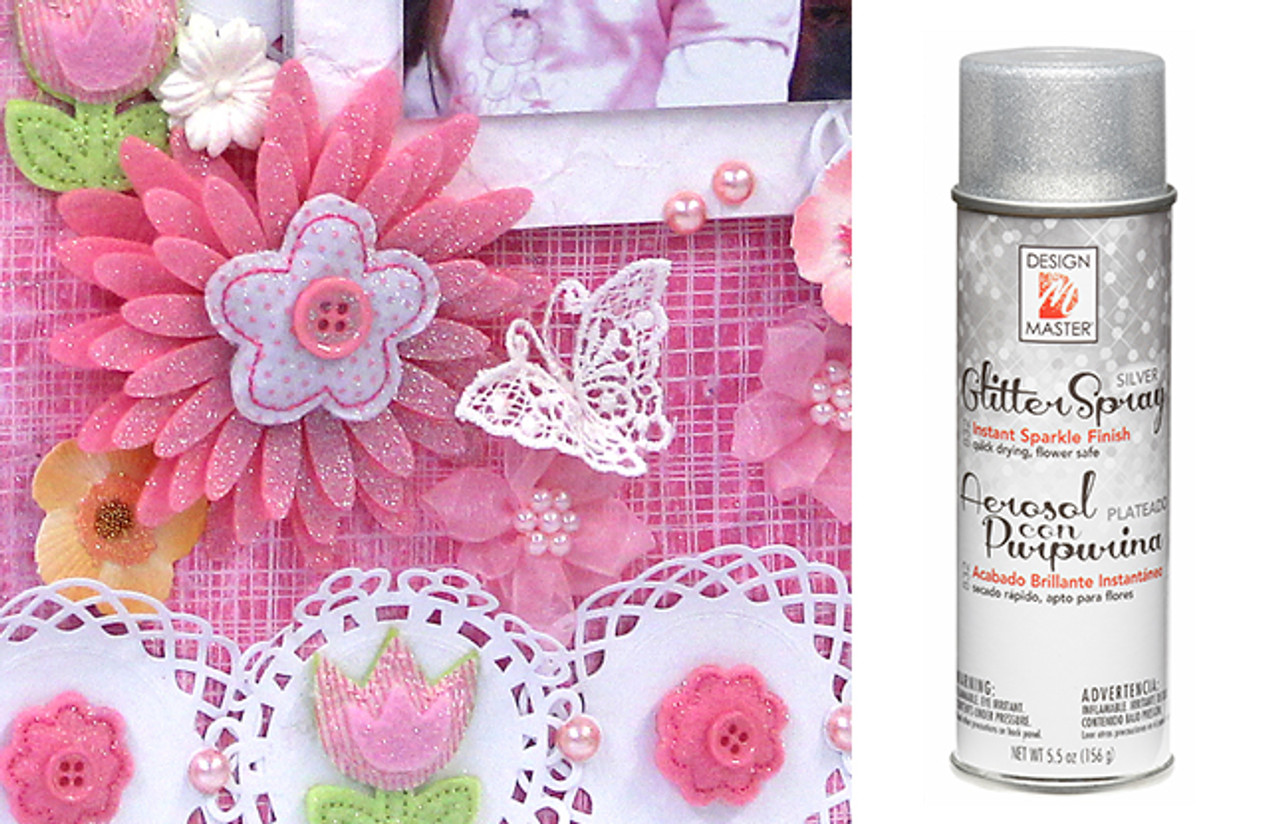 Glitter Spray Silver DM-832