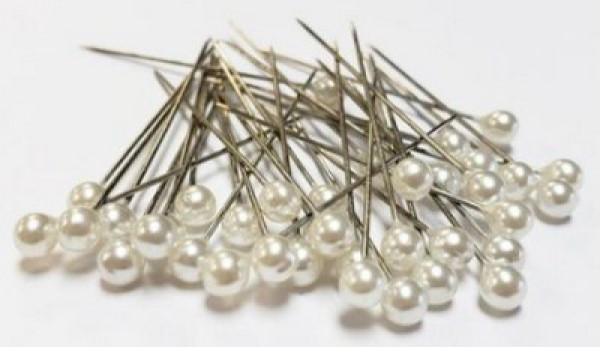 2" Round Pin Pearl White