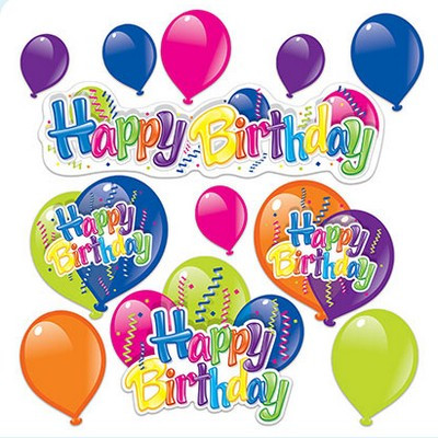 Happy Birthday Cutouts
