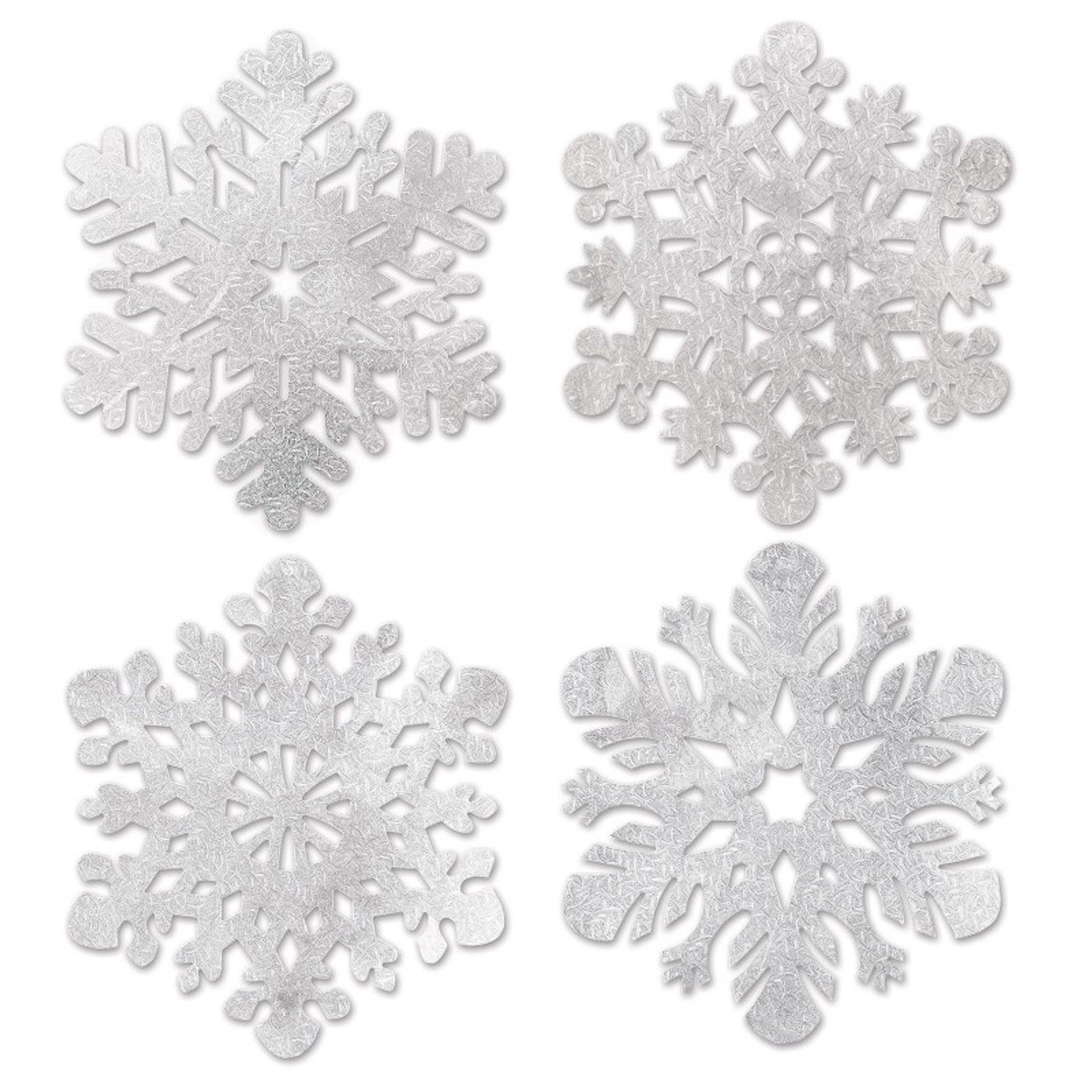 Foil Snowflake Cutouts