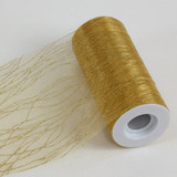 NAT * Organza Roll 6"x25yd Gold