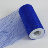 NAT * Organza Roll 6"x25yd Royal Blue
