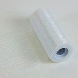NAT * Organza Roll 6"x25yd White