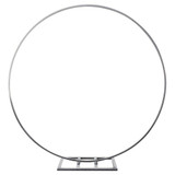 NAT * 84" Circle Backdrop Silver