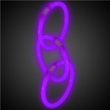 FUN *  8" Glow Bracelets Purple 