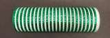 JAS *  Stripe Mesh 10"x10yd Emd/Wht