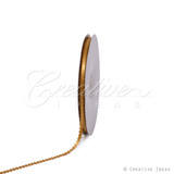 CID *  Picot Edge 3/16"x50y Antique Gold