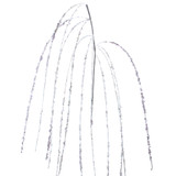 KA * 47" White Sequin Hanging Spray