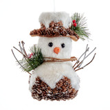KA * 7" Pinecone Snowman 