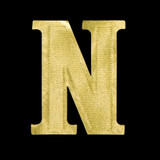 MAS * Gold Letters N