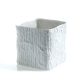 AD * Linen Cube 5.5"x5.5" White