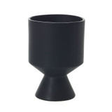 AD * De Vil Pot 4.5"x6.25" Black