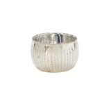 AD * Phillipa Votive 4.5'x3.5" Silver