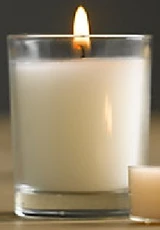 GWC * Candle Votive Glass Clear