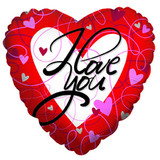 CVG 17806-36F-36" Mylar I Love you