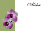 OBU*Enc Cd w/Aloha Dbl Dendrobium
